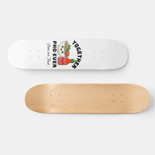 Custom Pho Pun Skateboard Gift スケートボード (横)