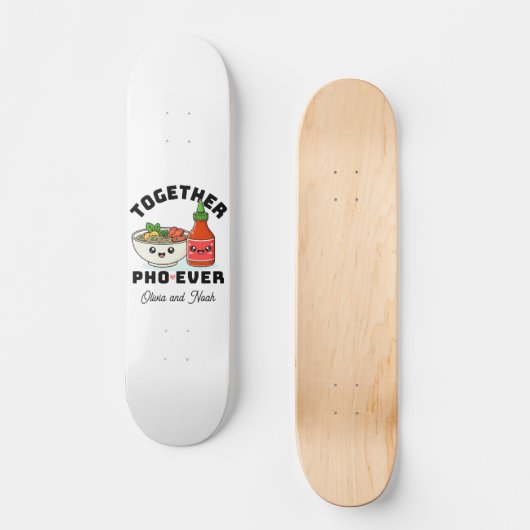 Custom Pho Pun Skateboard Gift スケートボード (正面)