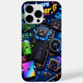 Custom Phone Case Animated Technology Case-Mate iPhoneケース (裏面)