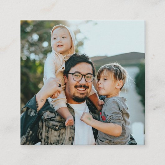 Custom Photo エンクロージャーカード (正面)