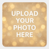 Custom Photo スクエアシール (正面)