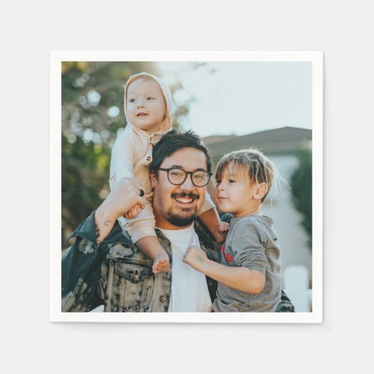 Custom Photo  スタンダードカクテルナプキン (正面)