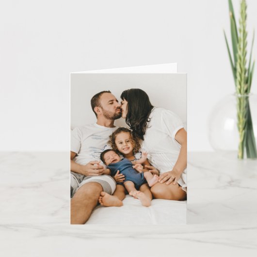 Custom Photo ノートカード (正面)