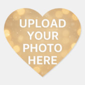 Custom Photo ハートシール (正面)