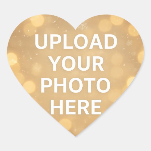 Custom Photo ハートシール (正面)
