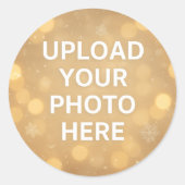 Custom Photo ラウンドシール (正面)