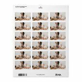 Custom Photo ラベル (フルシート)