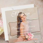 Custom photo 16th Birthday card - Personalised 招待状