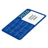 Custom Photo 2026 Calendar Magnet マグネット (左側)