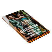 Custom Photo African Ethnic Wedding Save the Date マグネット (右側)