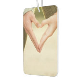 Custom Photo Air Freshener Your Love Photos カーエアーフレッシュナー (左)