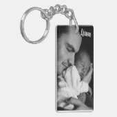Custom photo and name keychain personalized キーホルダー (正面左)