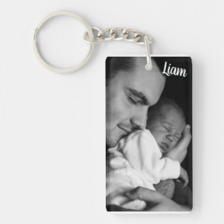 Custom photo and name keychain personalized キーホルダー