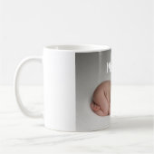 Custom photo and name mug personalized コーヒーマグカップ (左)