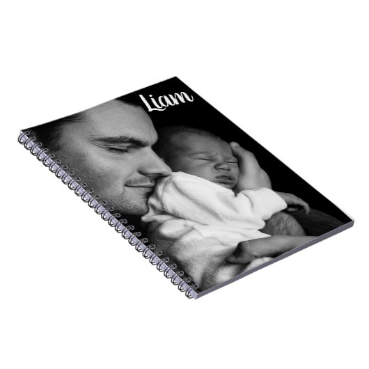 Custom photo and name notebook personalized ノートブック (右側)