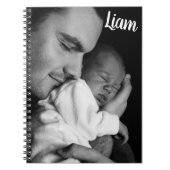 Custom photo and name notebook personalized ノートブック (正面)
