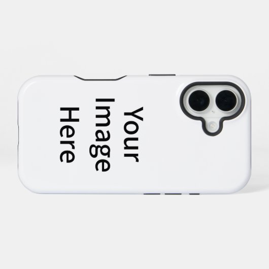 Custom photo and text iPhone 16ケース (裏面横)