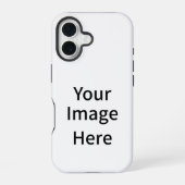 Custom photo and text iPhone 16ケース (裏面)