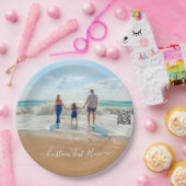Custom Photo and Text Paper Plates - Your Family ペーパープレート (パーティー)