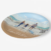 Custom Photo and Text Paper Plates - Your Family ペーパープレート (アングル)