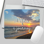 Custom Photo and Text Personalized マウスパッド<br><div class="desc">Upload a photo, customize the text, and easily create your personalized mousepad. Click CUSTOMIZE to change the text color or font type. You can TRANSFER this DESIGN on other Zazzle products and adjust it to fit most of the Zazzle items. Standard Studio designs are made in high-resolution vector graphics for...</div>