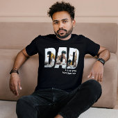 Custom Photo And Text Personalized Dad Tシャツ