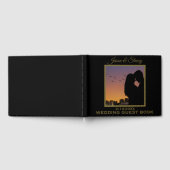 Custom Photo and Text Simple Elegant ゲストブック (全面)