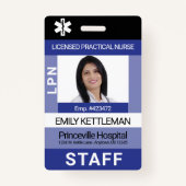 Custom Photo Badge - Editable バッジ (正面)