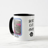 Custom Photo Best Cat Ever マグカップ (正面左)