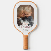 Custom Photo Best Grandma Ever ピックルボールラケット (正面)