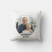 Custom Photo Best Grandpa Ever クッション (正面)