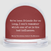 Custom Photo Besties Christmas (裏面)