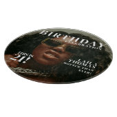 Custom Photo Birthday Party Magazine Cover カッティングボード (角)