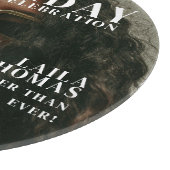 Custom Photo Birthday Party Magazine Cover カッティングボード (角)