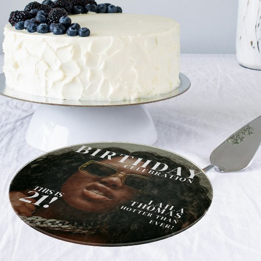 Custom Photo Birthday Party Magazine Cover カッティングボード