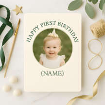 Custom Photo Birthday Sticker -Personal Invitation