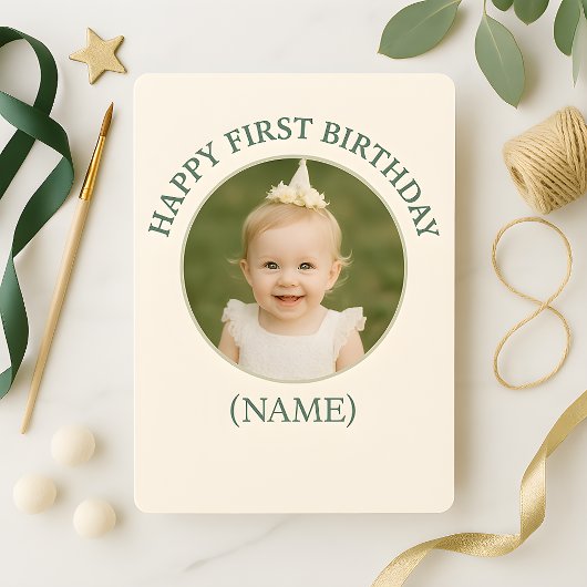 Custom Photo Birthday Sticker -Personal Invitation 招待状