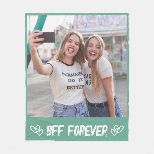 Custom Photo Blanket for Friends Keepsake Gift フリースブランケット (正面)