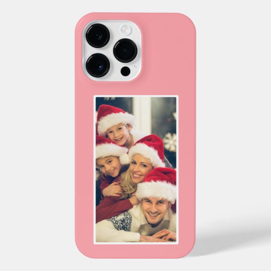 Custom Photo Blush Pink iPhone Case- Mate iPhoneケース (裏面)