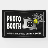 Custom photo booth banner sign for wedding party 横断幕 (横)