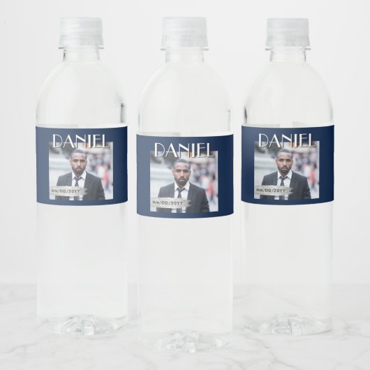 Custom Photo Bottle Label, Birthday Magazine Cover ペットボトルラベル (ボトル)
