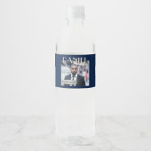 Custom Photo Bottle Label, Birthday Magazine Cover ペットボトルラベル (正面)