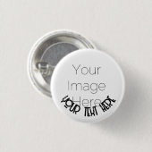 Custom Photo Button Pin – Personalized text Badge 缶バッジ (正面&裏面)
