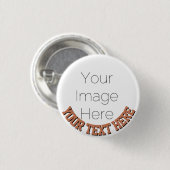 Custom Photo Button Pin – Personalized text Badge 缶バッジ (正面&裏面)