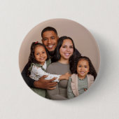 Custom Photo Button | Upload Your Own Image Design 缶バッジ (正面)