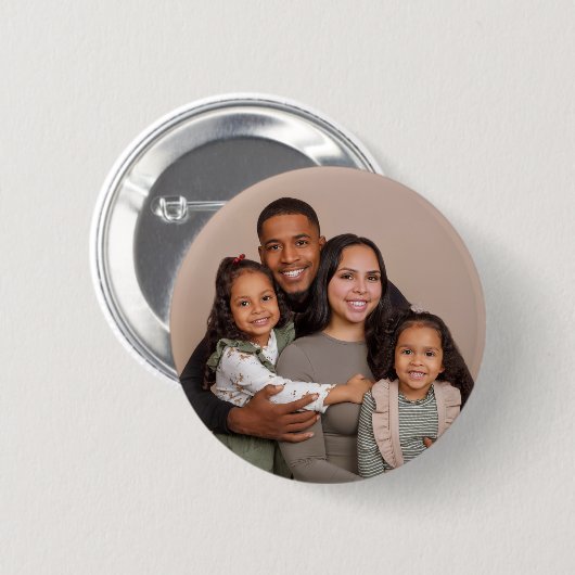 Custom Photo Button | Upload Your Own Image Design 缶バッジ (正面&裏面)