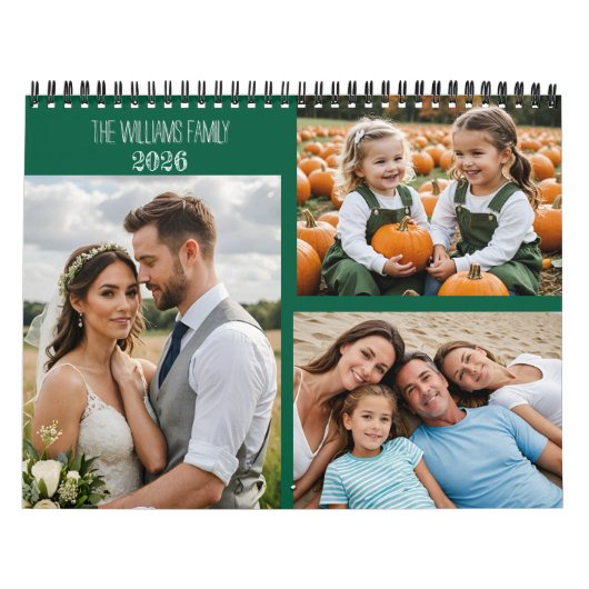 Custom Photo Calendar – Full-Page Monthly Photos,  カレンダー (カバー)