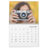 Custom Photo Calendar - New Years Gift Personalize カレンダー (1月 2026)