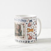Custom Photo Cat Mug - Cat Lovers Gift コーヒーマグカップ (正面右)