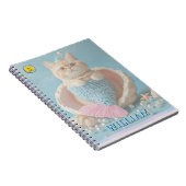 Custom photo cat pet  notebook ノートブック (右側)